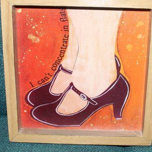 I Can't Concentrate in Flats Wall Hanging